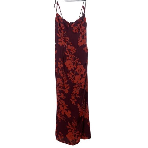Reformation Kourtney Floral Midi Slip Dress Divina Size 2 - Picture 5 of 11